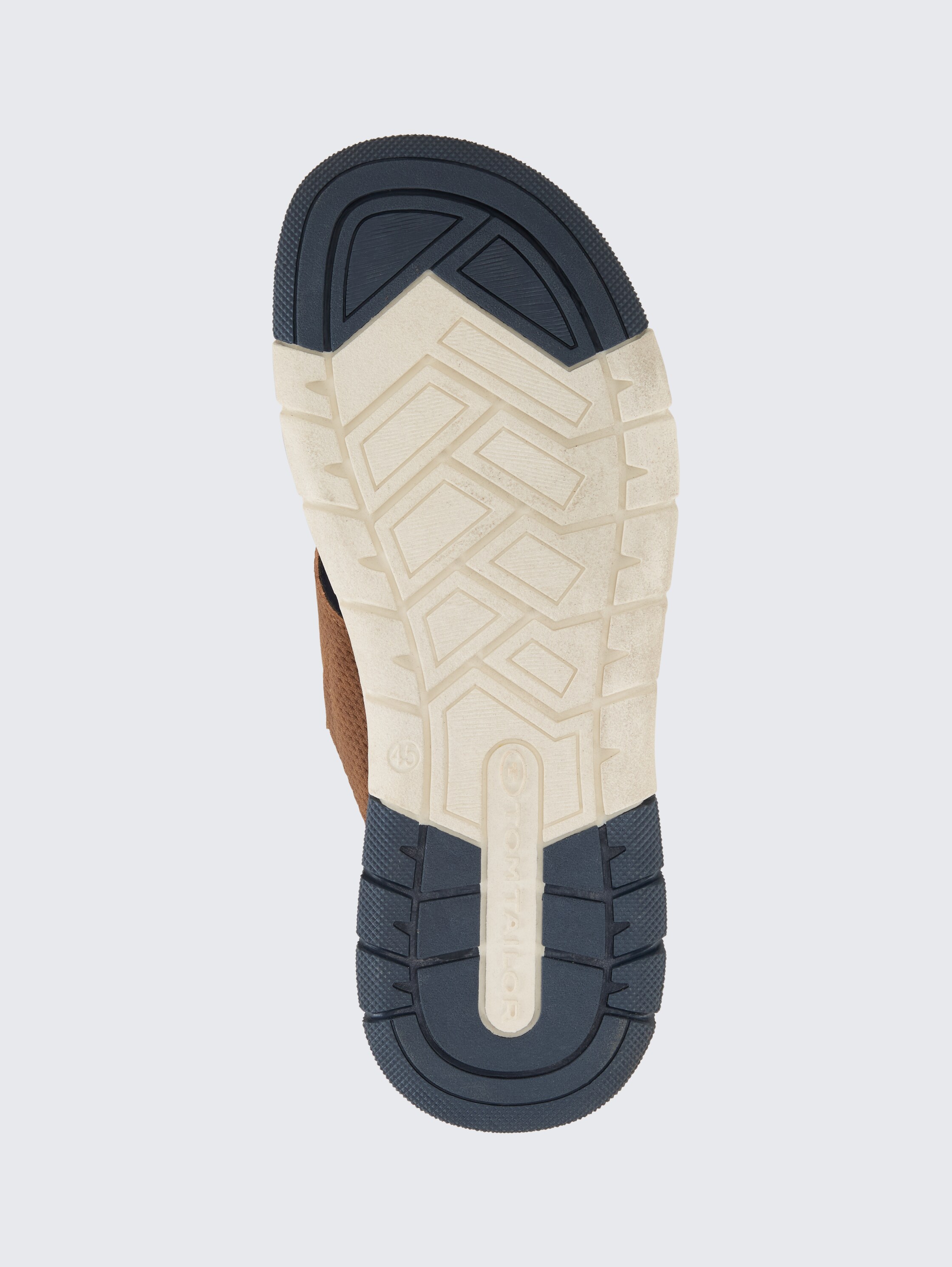 Slides with logo appliqué - rust - 