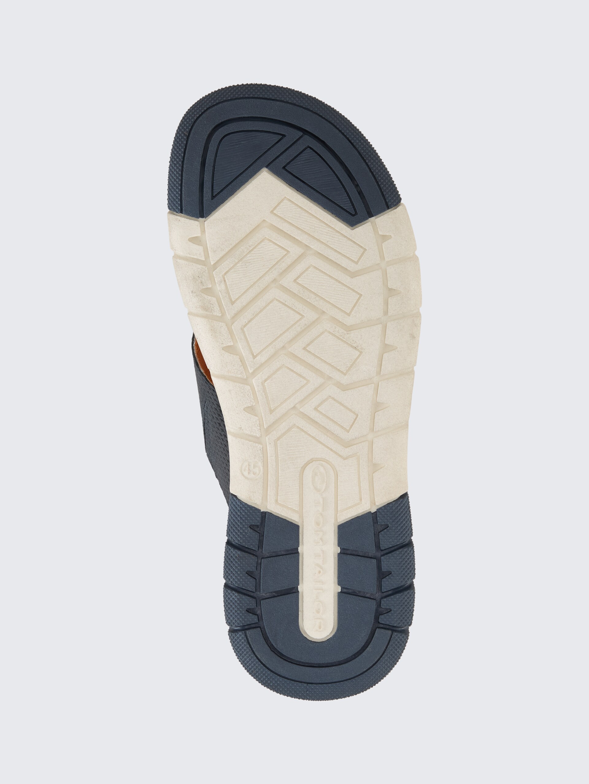 Slides mit Logo-Applikation - navy - Produkt-Ansicht Sohle