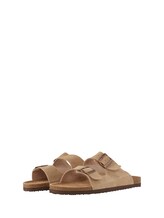 Nicht ausgewählt, Leder-Sandalen von , beige