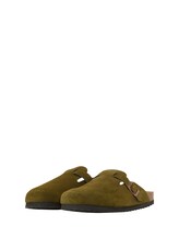 Nicht ausgewählt, Leder-Pantoletten von , braun