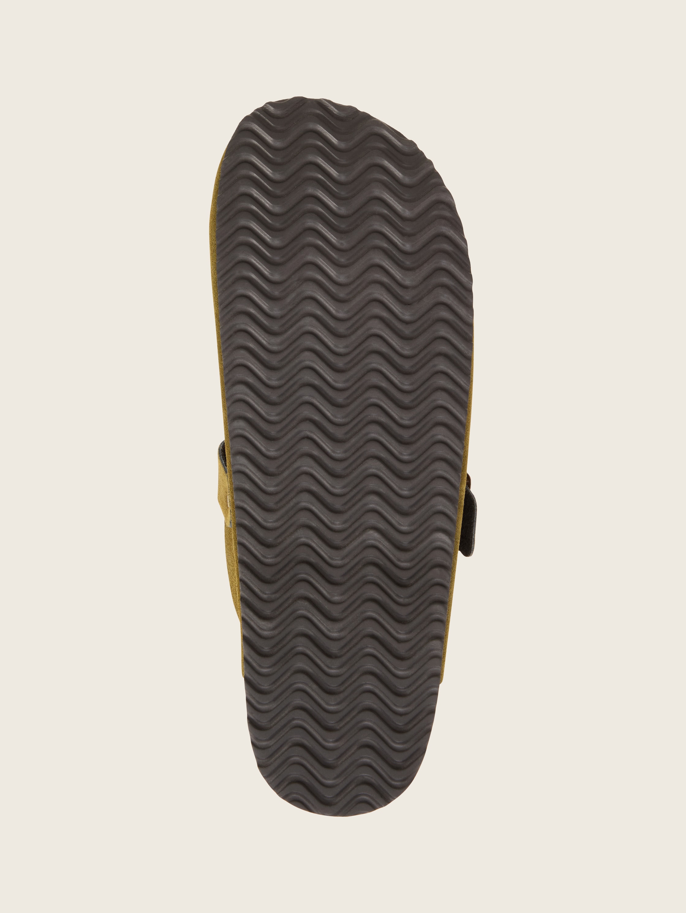 Leder-Pantoletten - mud - Produkt-Ansicht Sohle