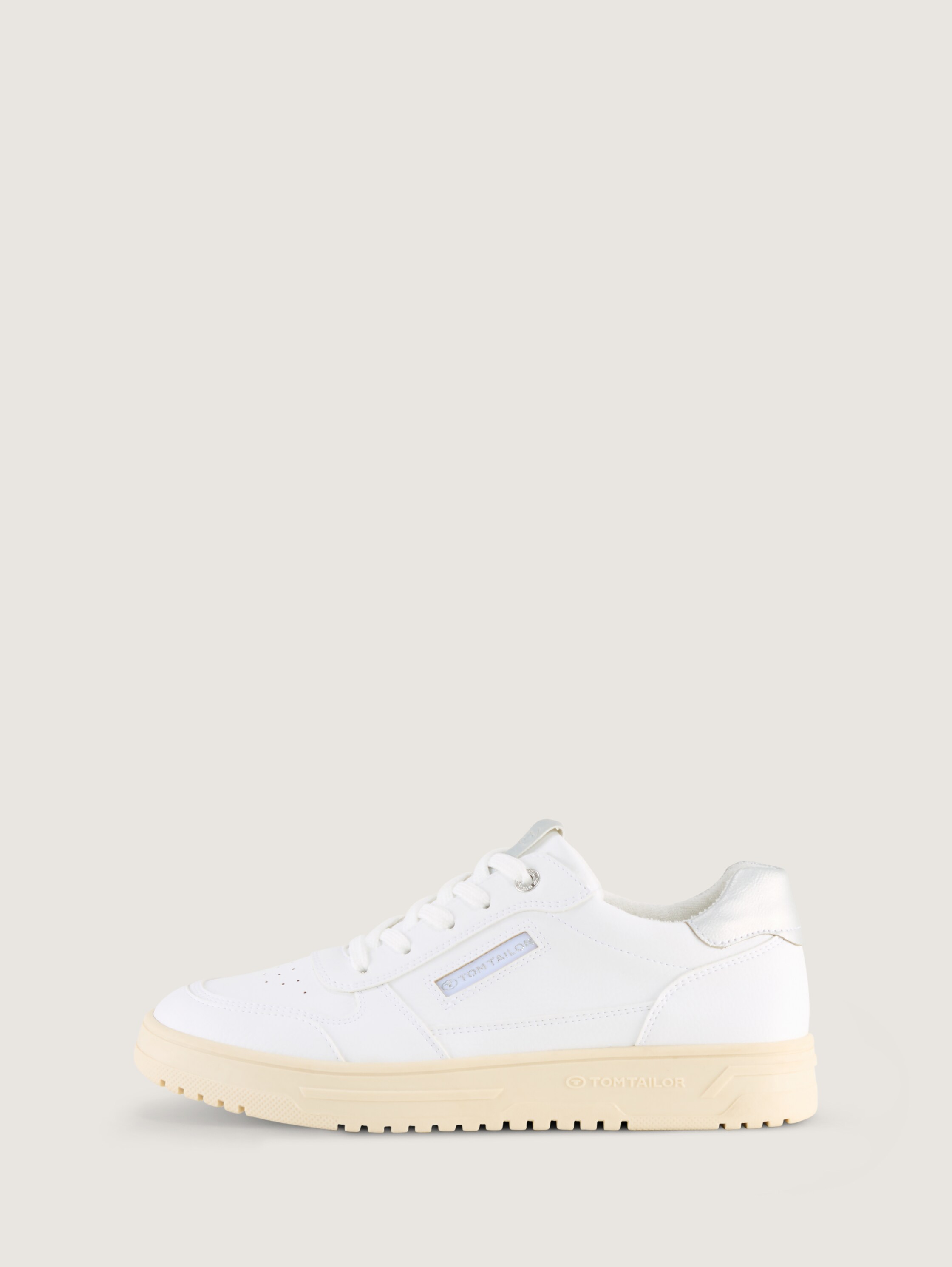 Sneaker mit Metallic-Details - white_1 - 