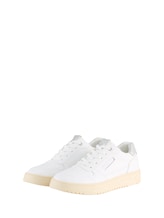 Sélectionné, Baskets avec détails métalliques par Tom Tailor, blanc