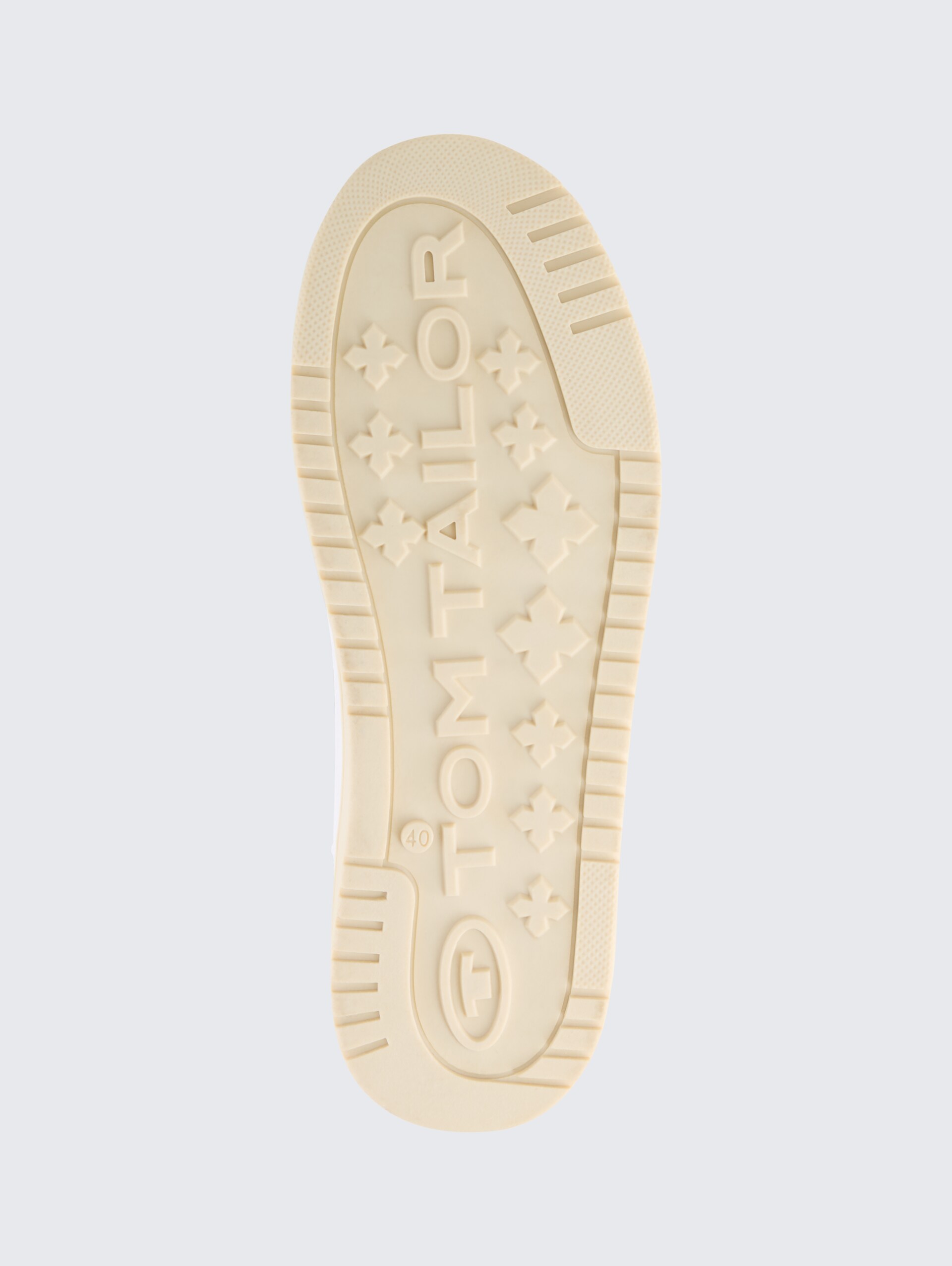 Sneaker mit Metallic-Details - white - Produkt-Ansicht Sohle