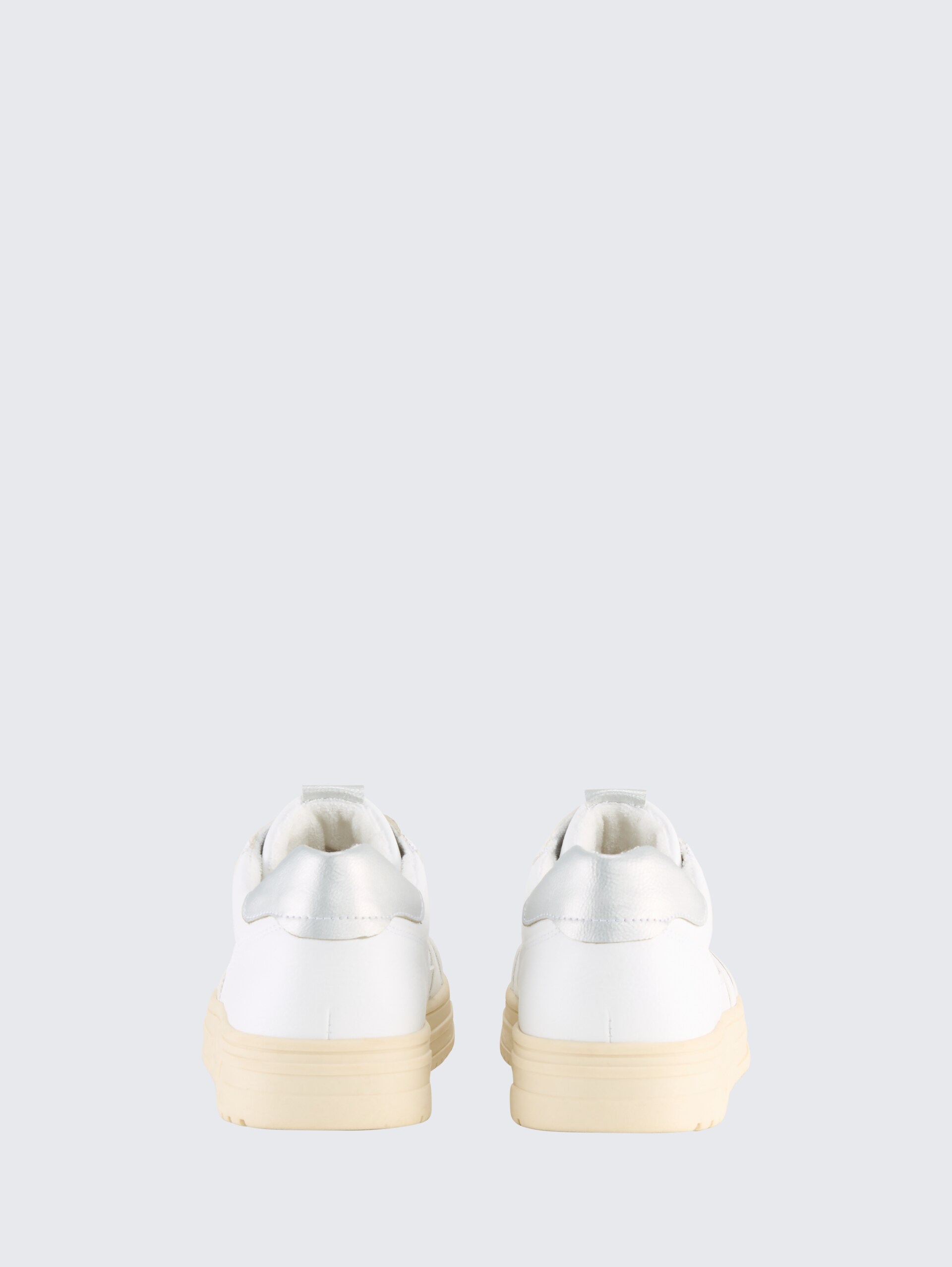Sneaker mit Metallic-Details - white - Produkt-Rückansicht