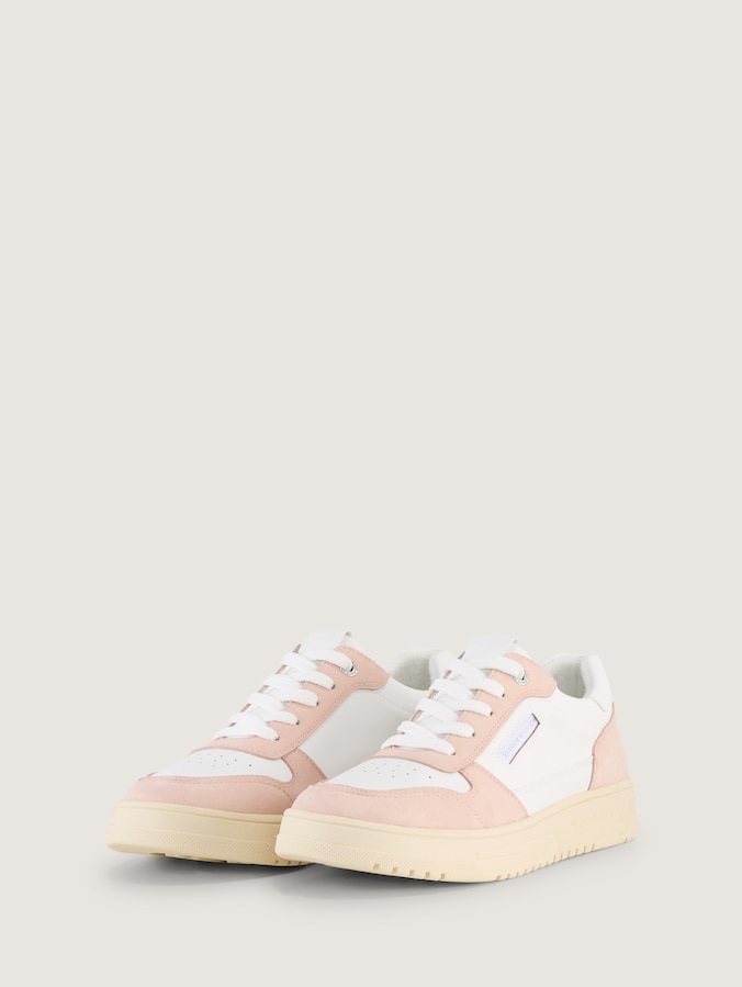 Sneaker mit Colour-Blocking von Women, white-nude