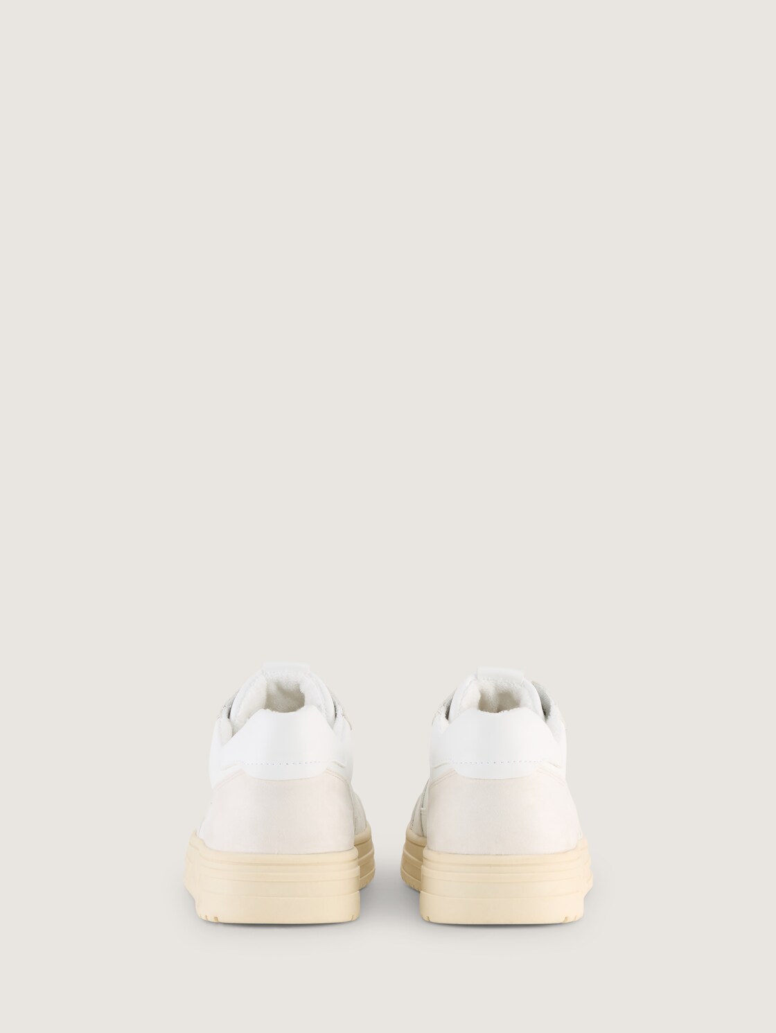 Sneaker mit Colour-Blocking - white-cream - Produkt-Rückansicht