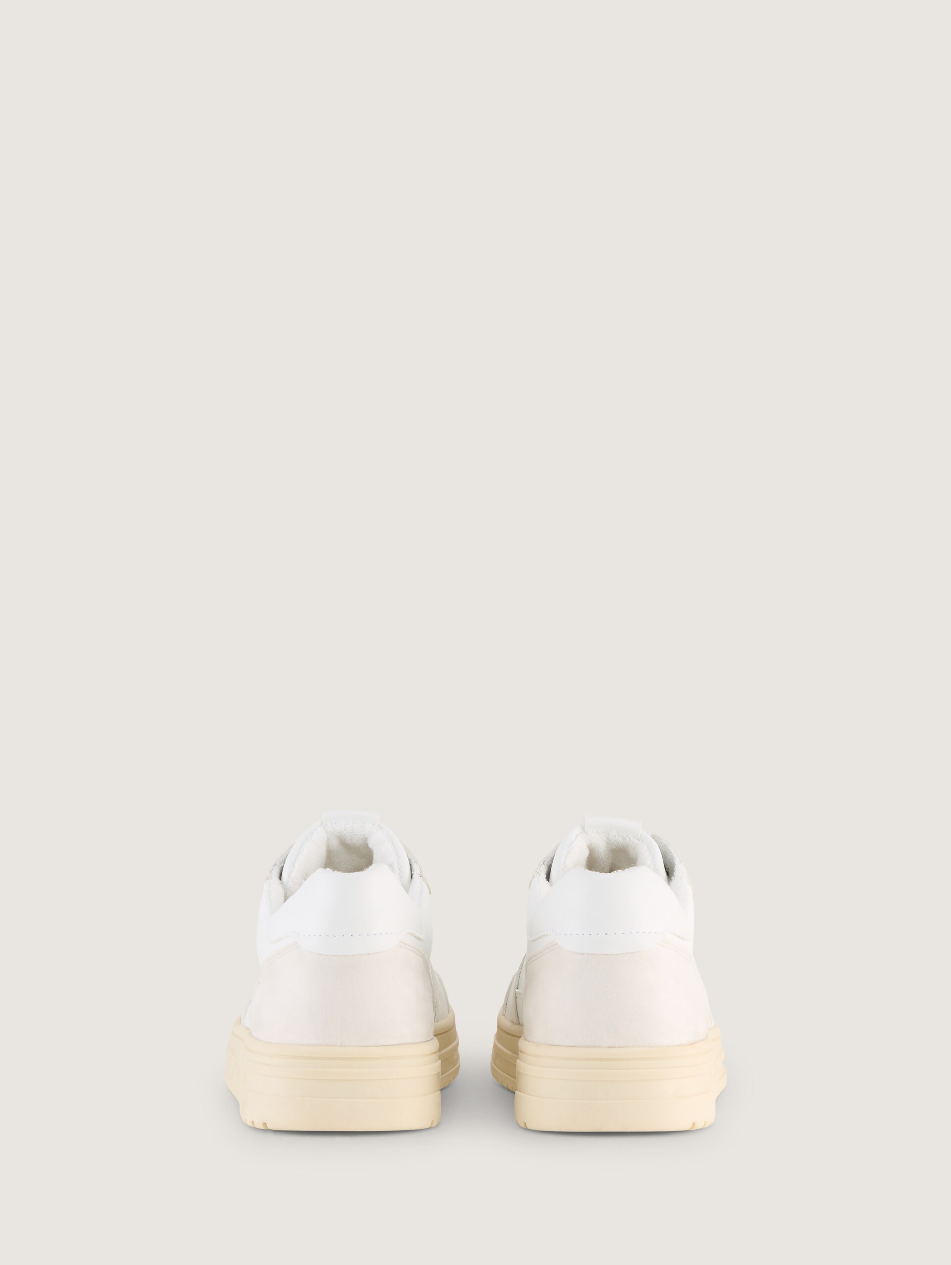 Sneakers met colourblocking - white-cream - Achteraanzicht product