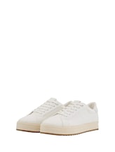 Selected, Sneakers for tying by Tom Tailor, white