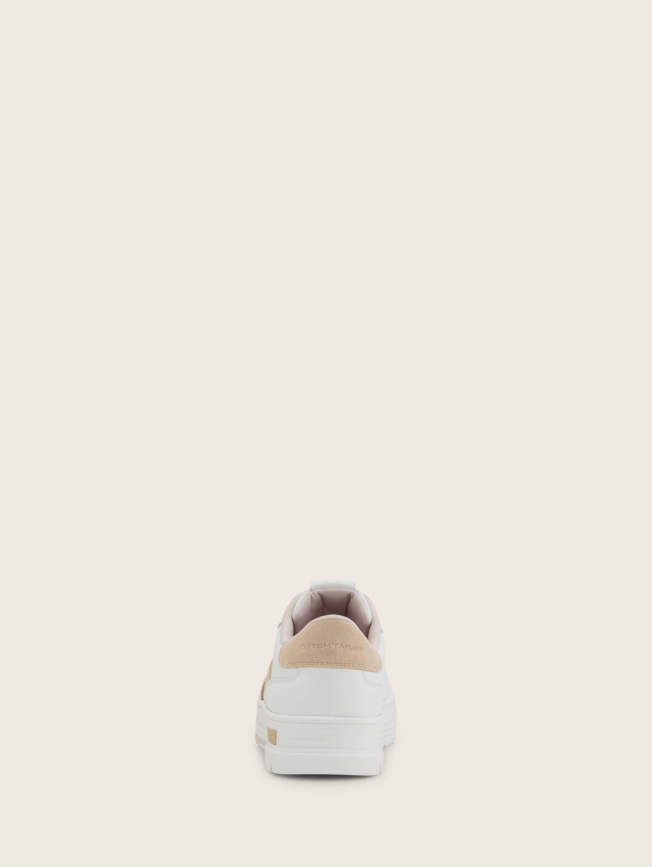 Leren sneaker - whitesand - 