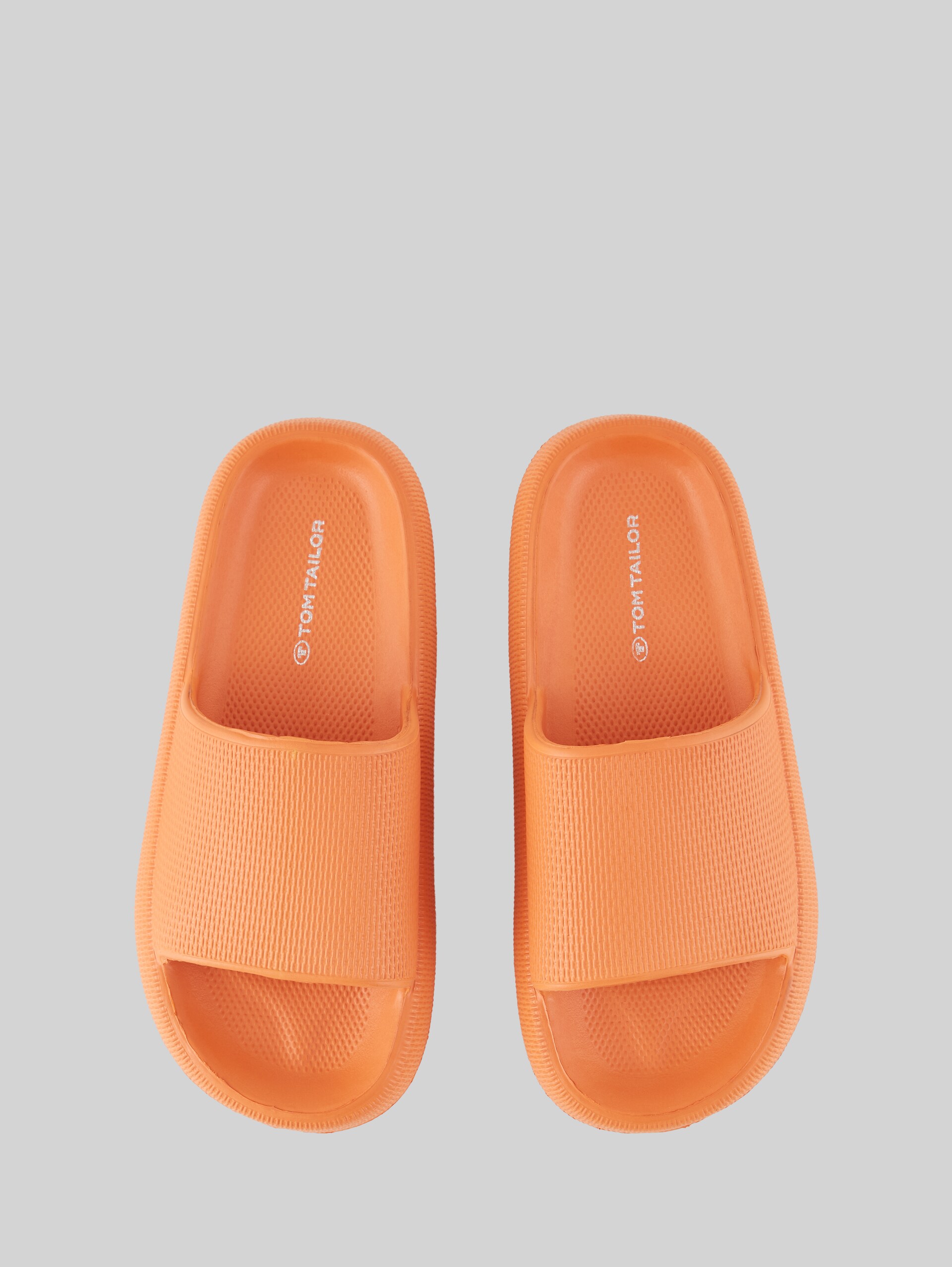 Sandalen met plateau - orange - Bovenaanzicht product 