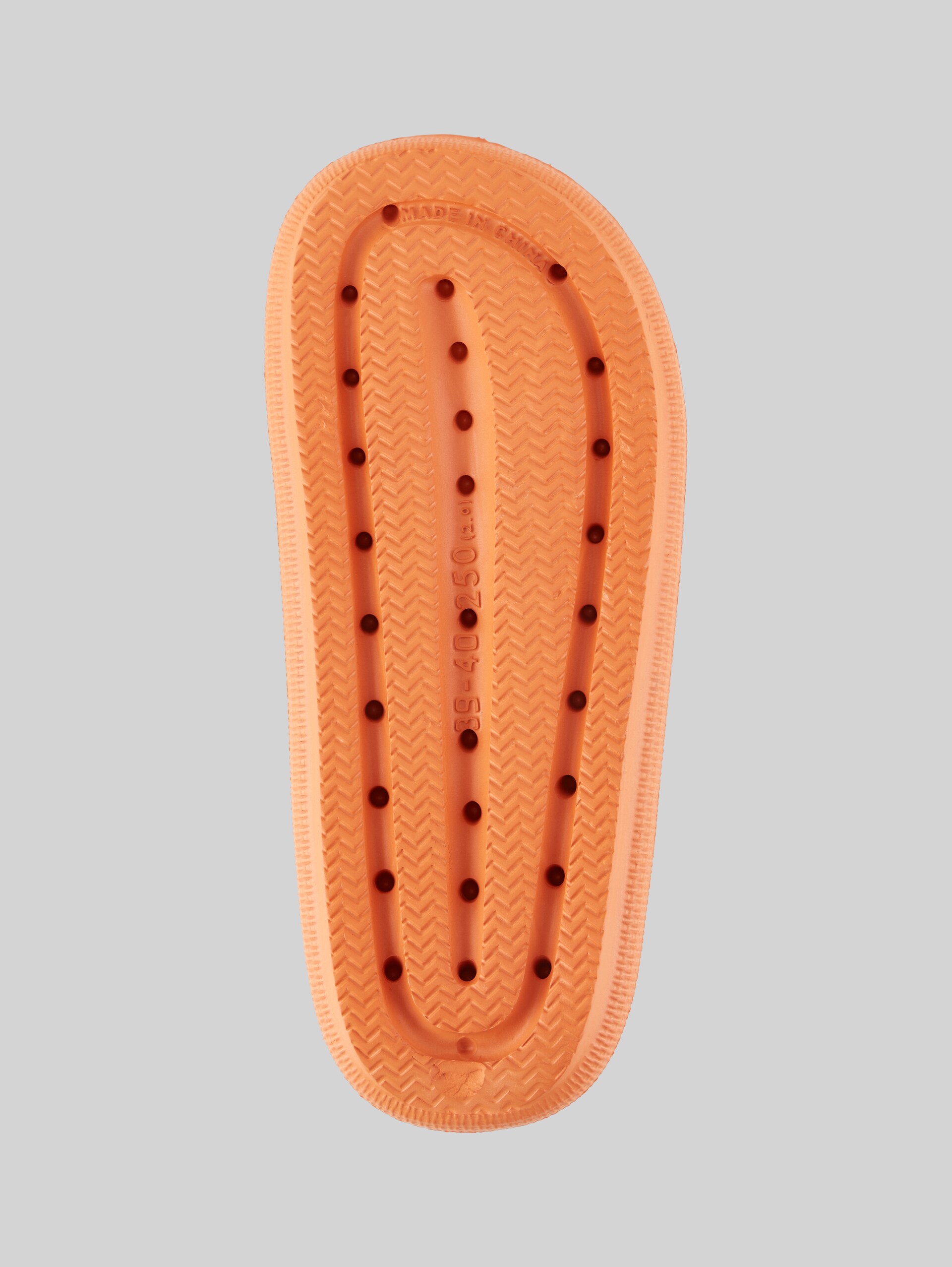 Sandalen met plateau - orange - Productaanzicht zool 