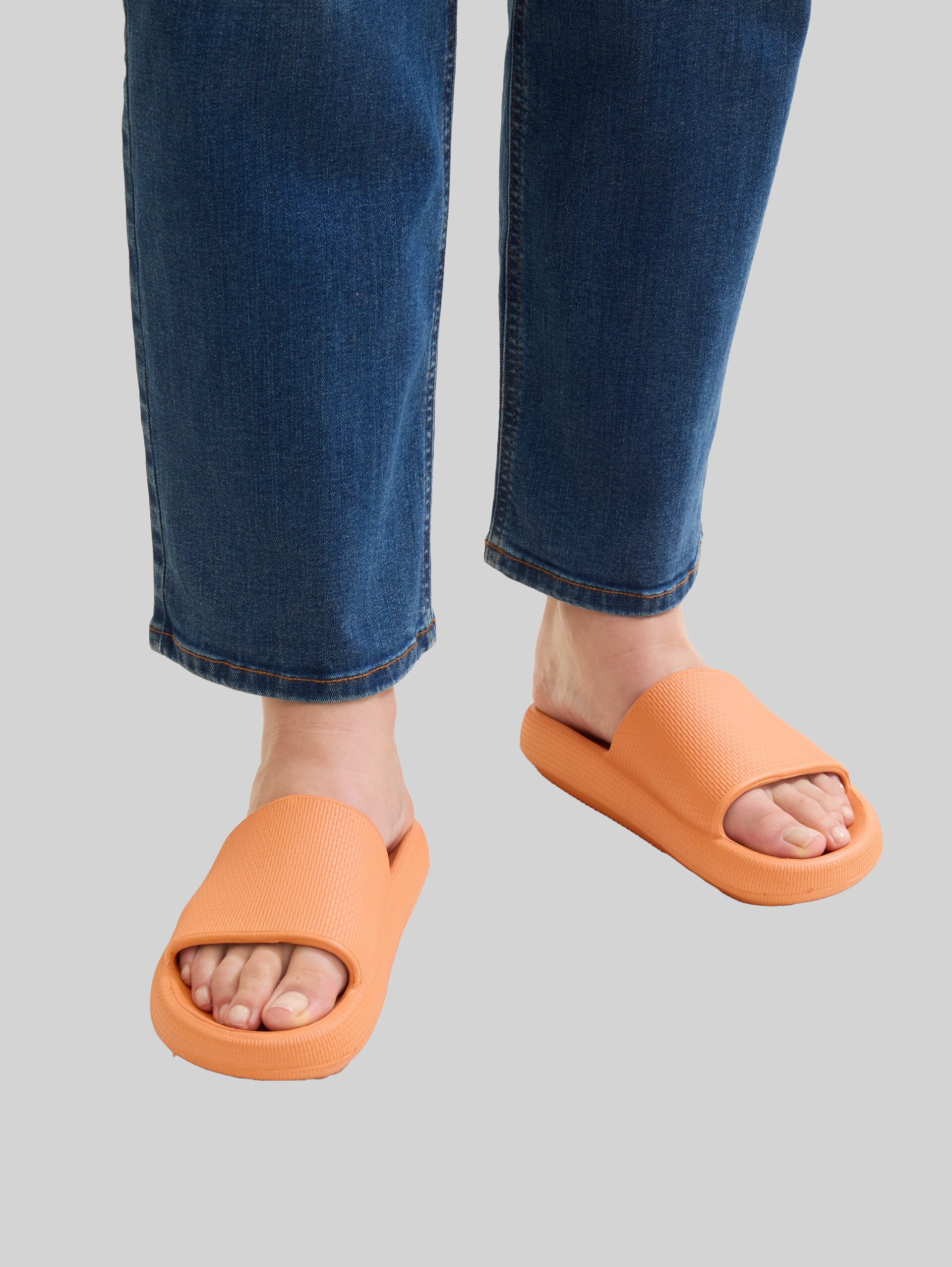 Sandalen met plateau - orange