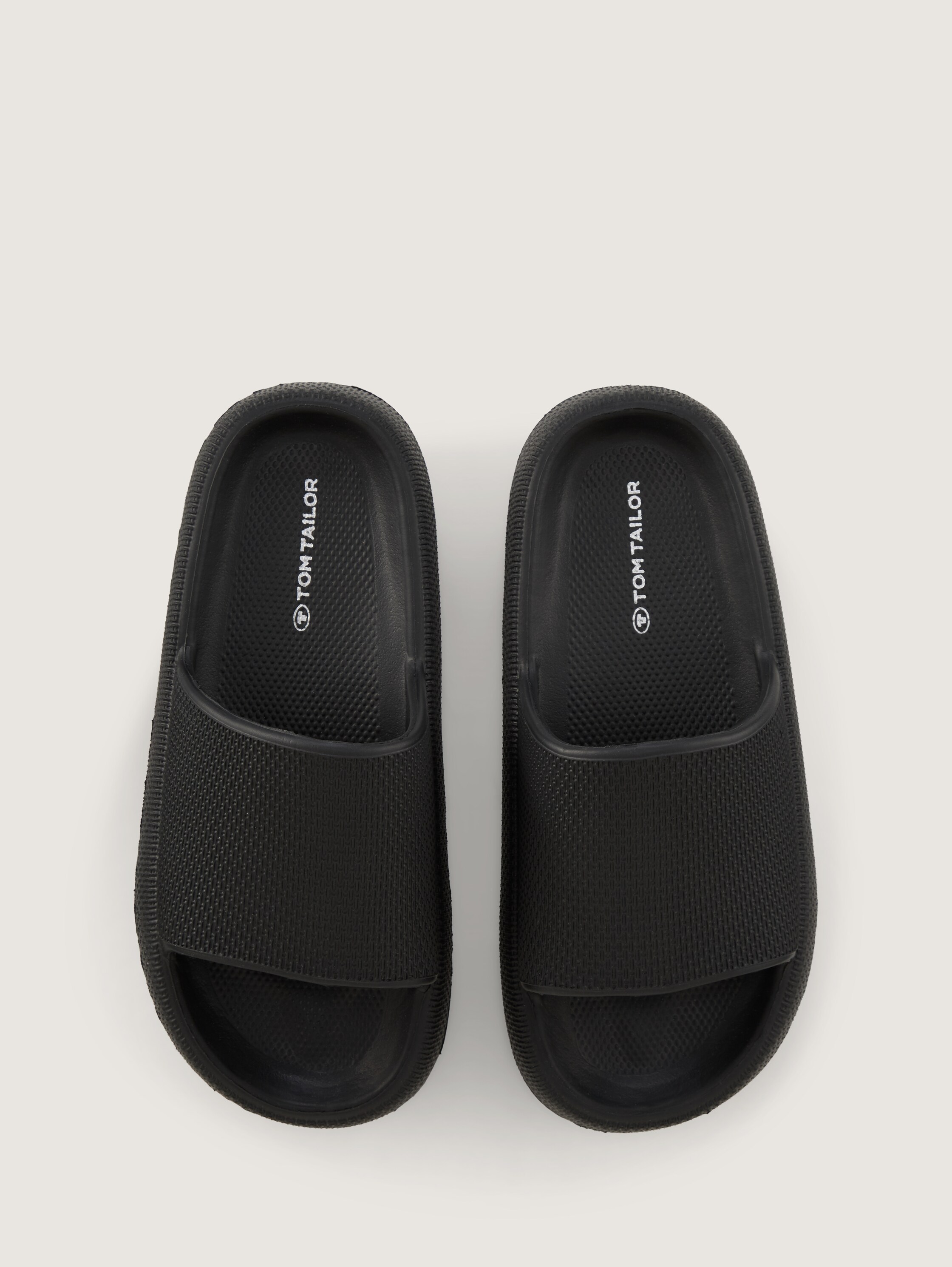 Mules with platform heels - black_1 - 