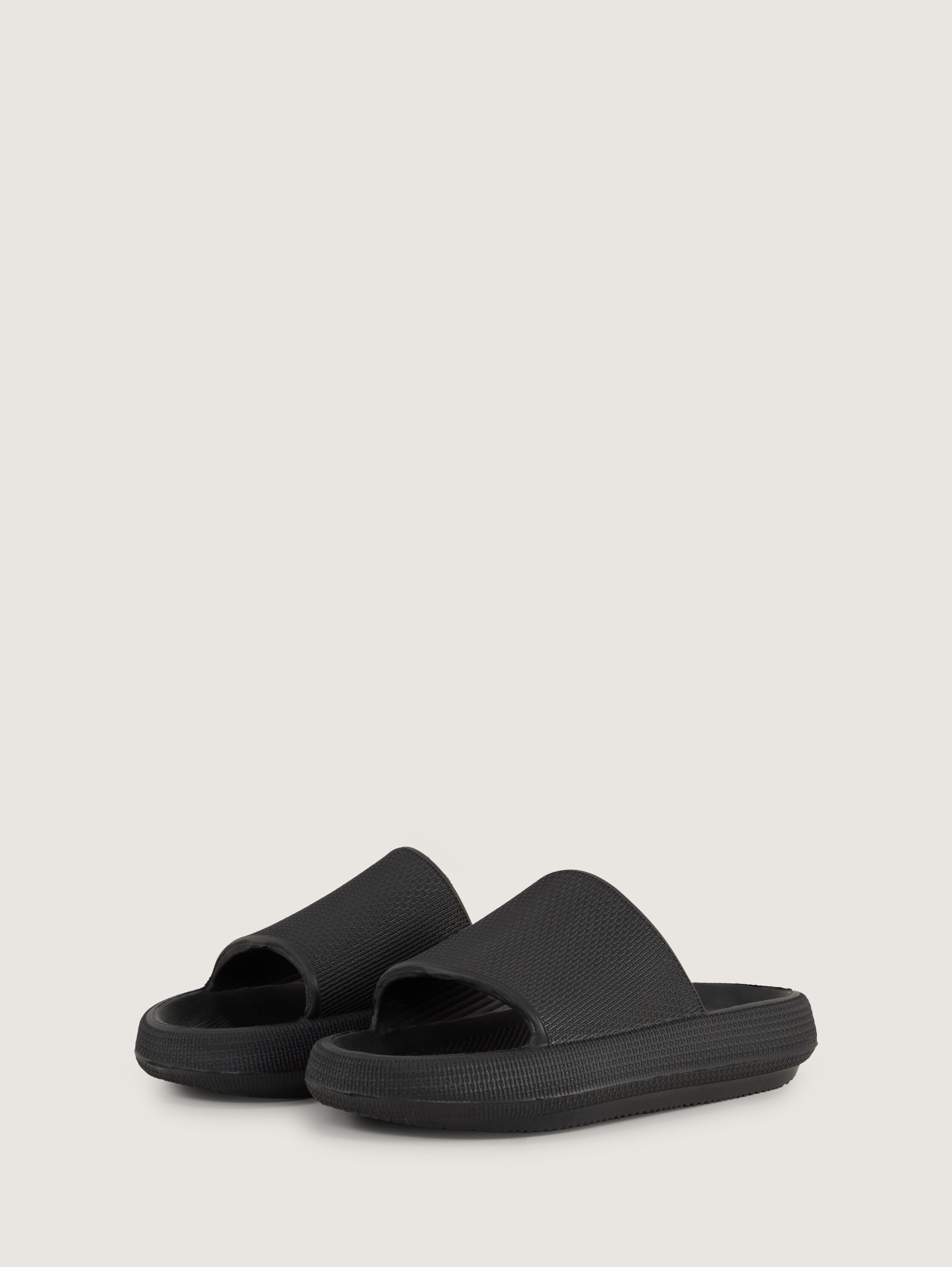 Mules with platform heels - black_1 - 