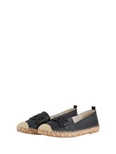 Ausgewählt, Flache Espadrilles mit Kontrastnähten von Tom Tailor, blau