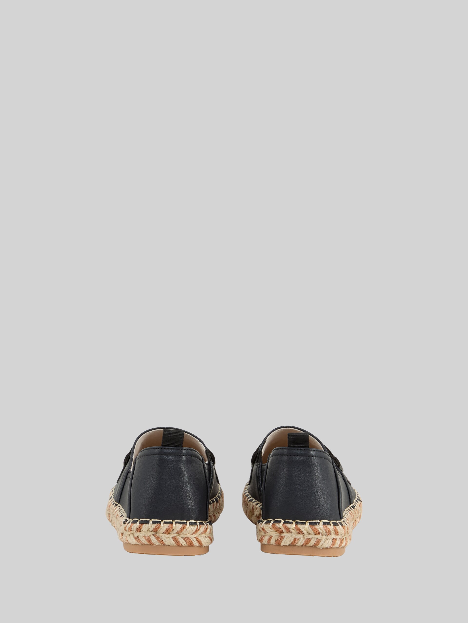 Espadrilles plates avec coutures contrastées - navy - Vue arrière du produit