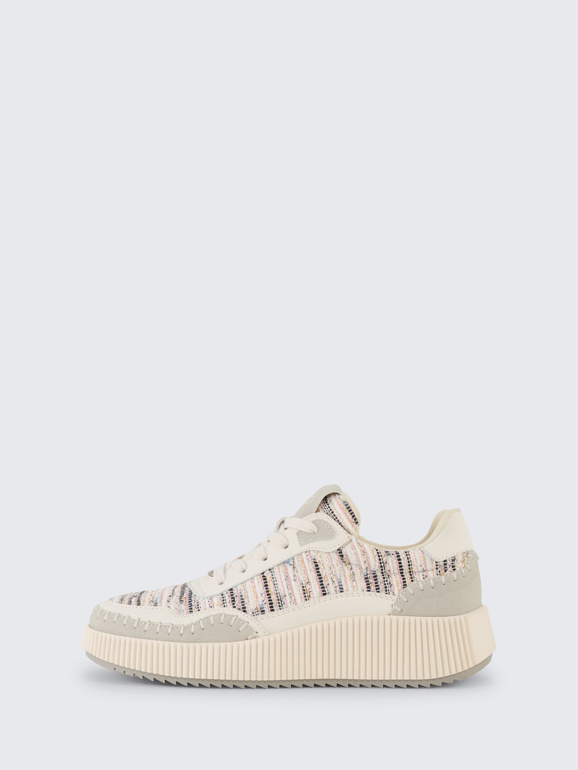 Sneaker mit Plateau - offwhite-multi - seitliche Produkt-Ansicht