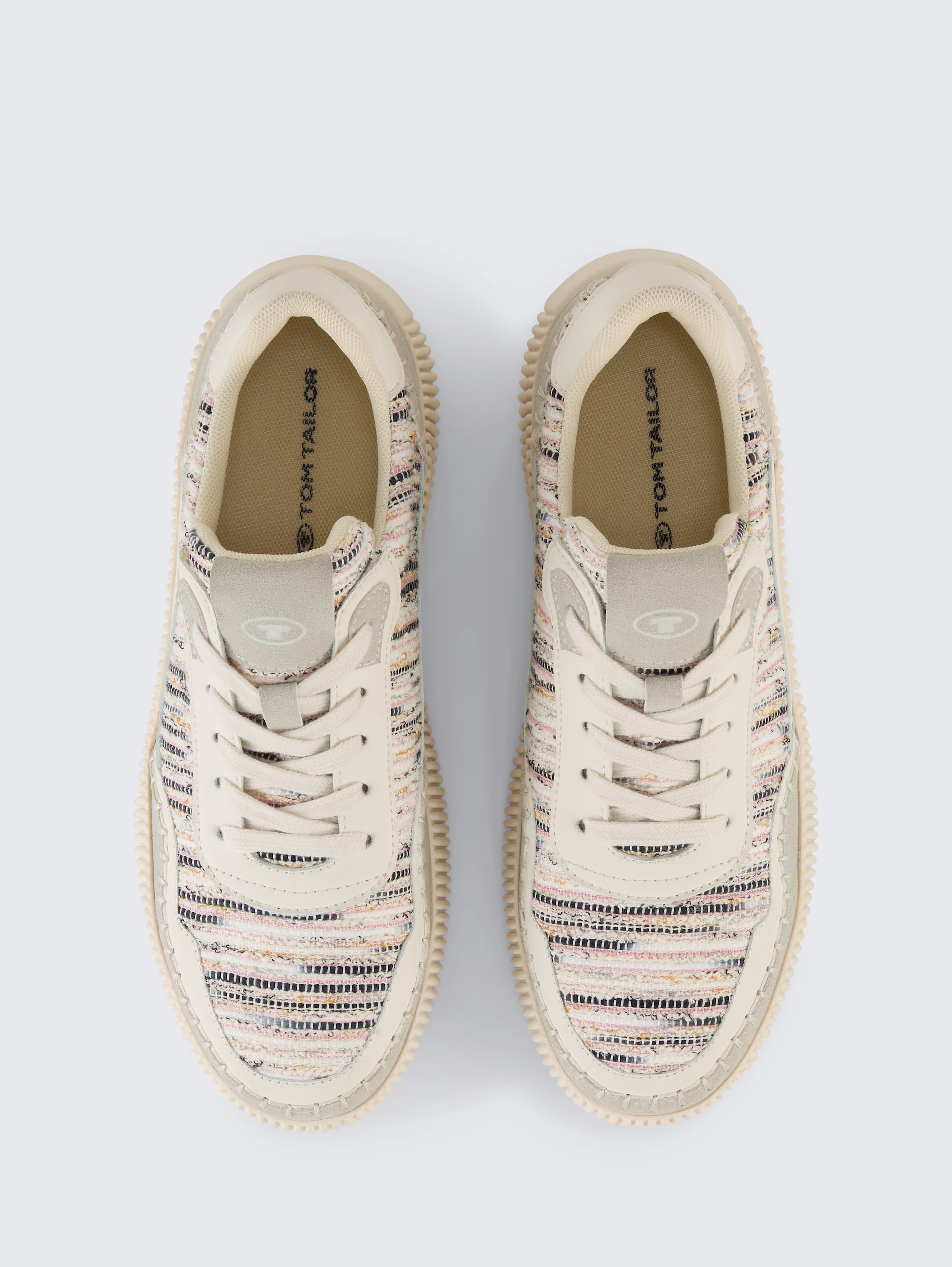 Sneaker mit Plateau - offwhite-multi - Produkt-Ansicht von oben 