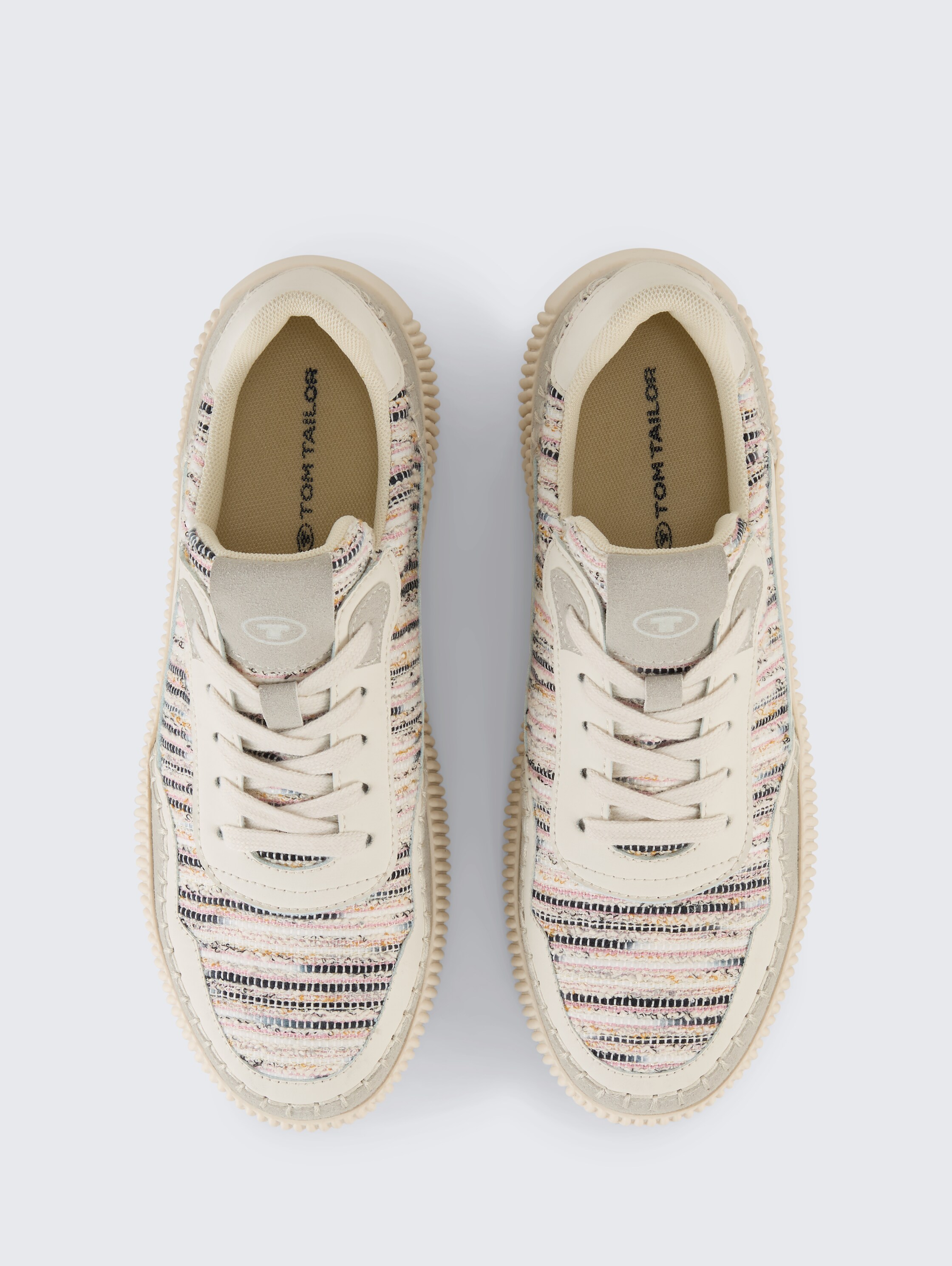 Sneaker mit Plateau - offwhitemulti - 