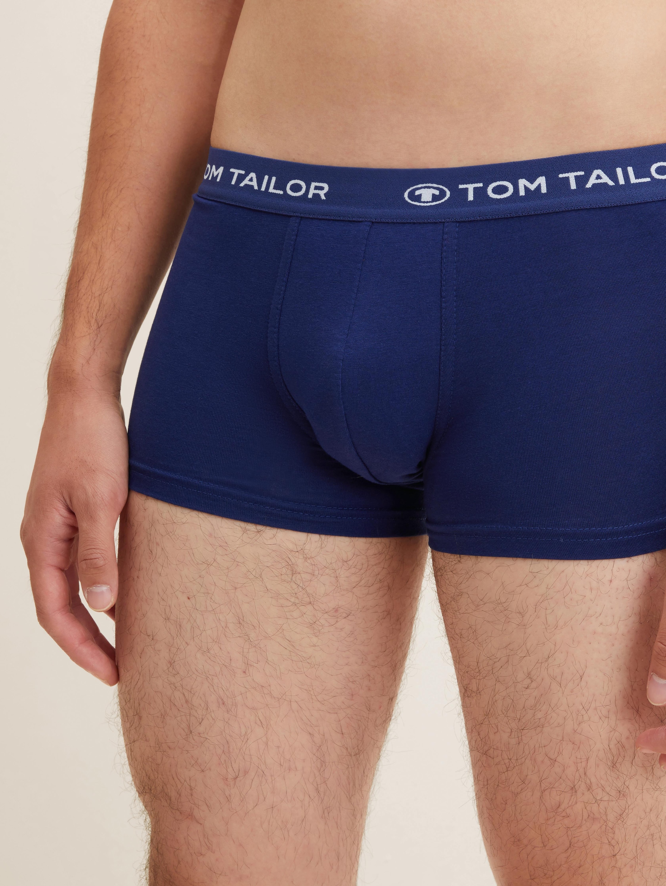 Heupbroeken in een verpakking van 5 met geweven tailleband - blue-light allover - Detailaanzicht model