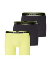 Ausgewählt, Mittellange Boxershorts im 3er-Pack von Tom Tailor, gelb