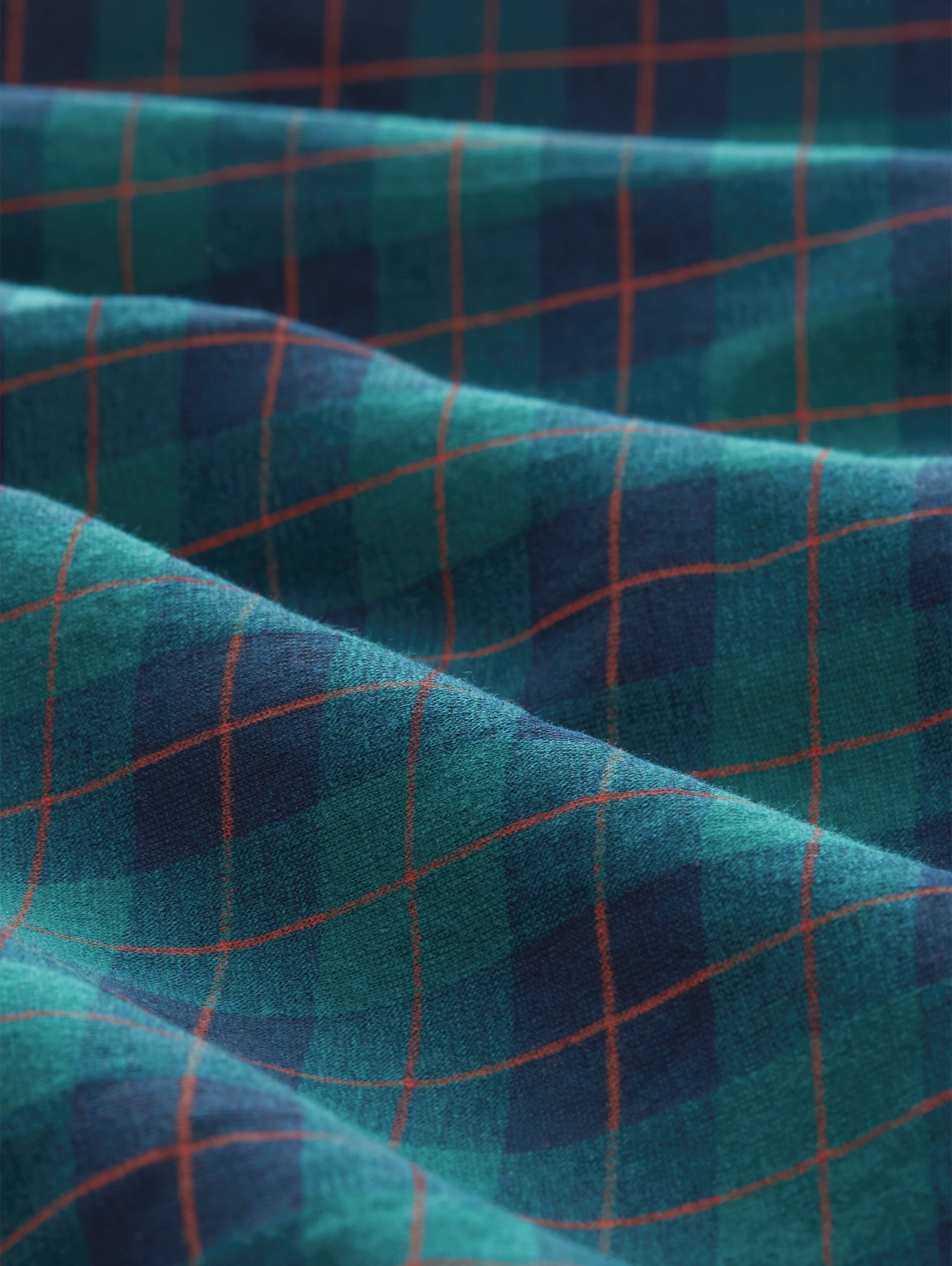 Hip Pants in een verpakking van 3 stuks - green-dark-check - Materiaalweergave