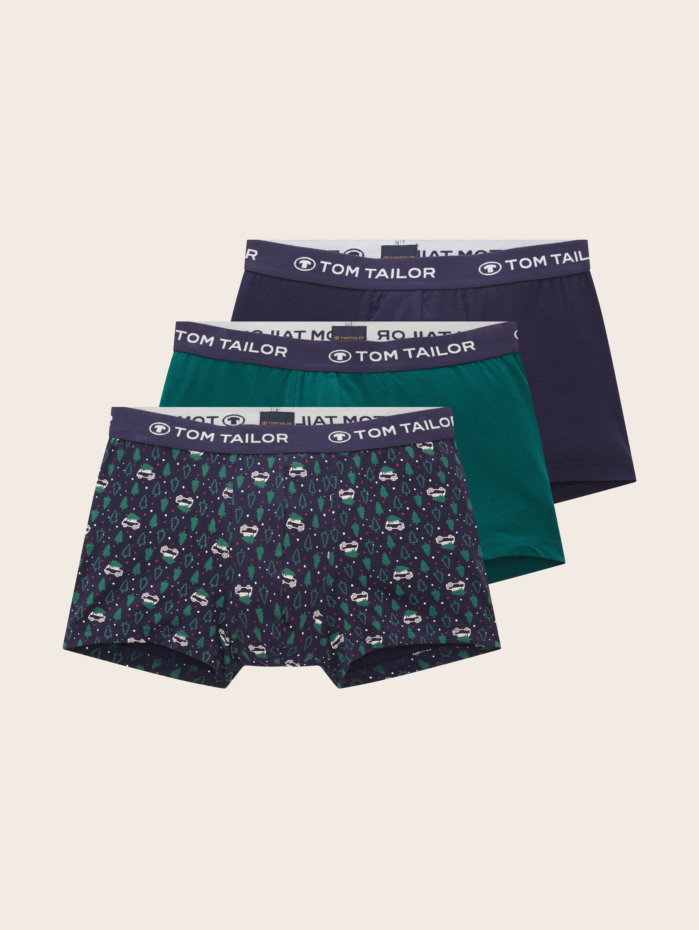 Hip Pants im 3er Pack mit Weihnachtsmotiv - 1