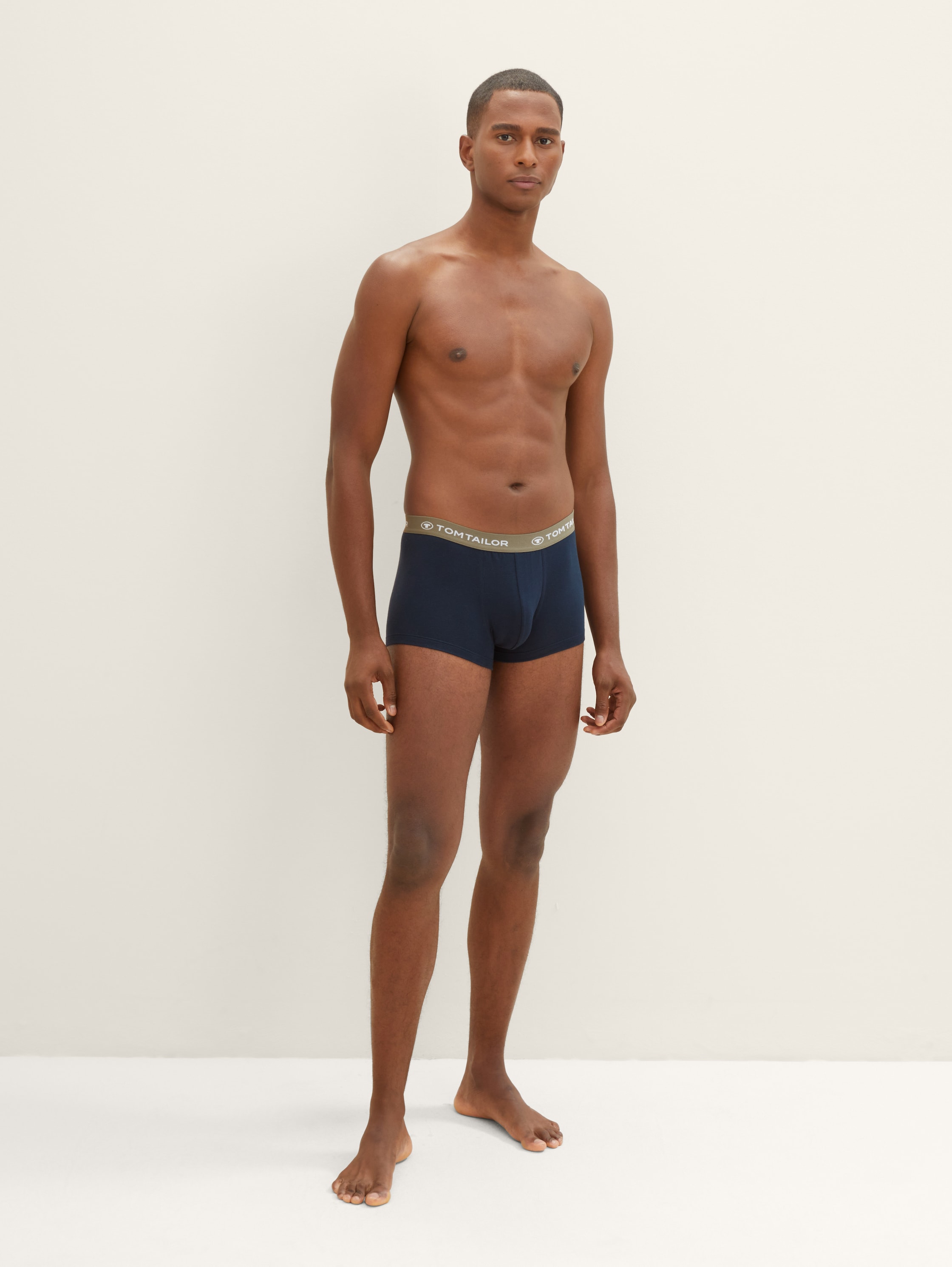 Heupbroeken Set van 3 - blue-dark-allover - Model vooraanzicht