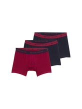 Ausgewählt, Kurze Boxershorts im 3er-Pack von Tom Tailor, rot