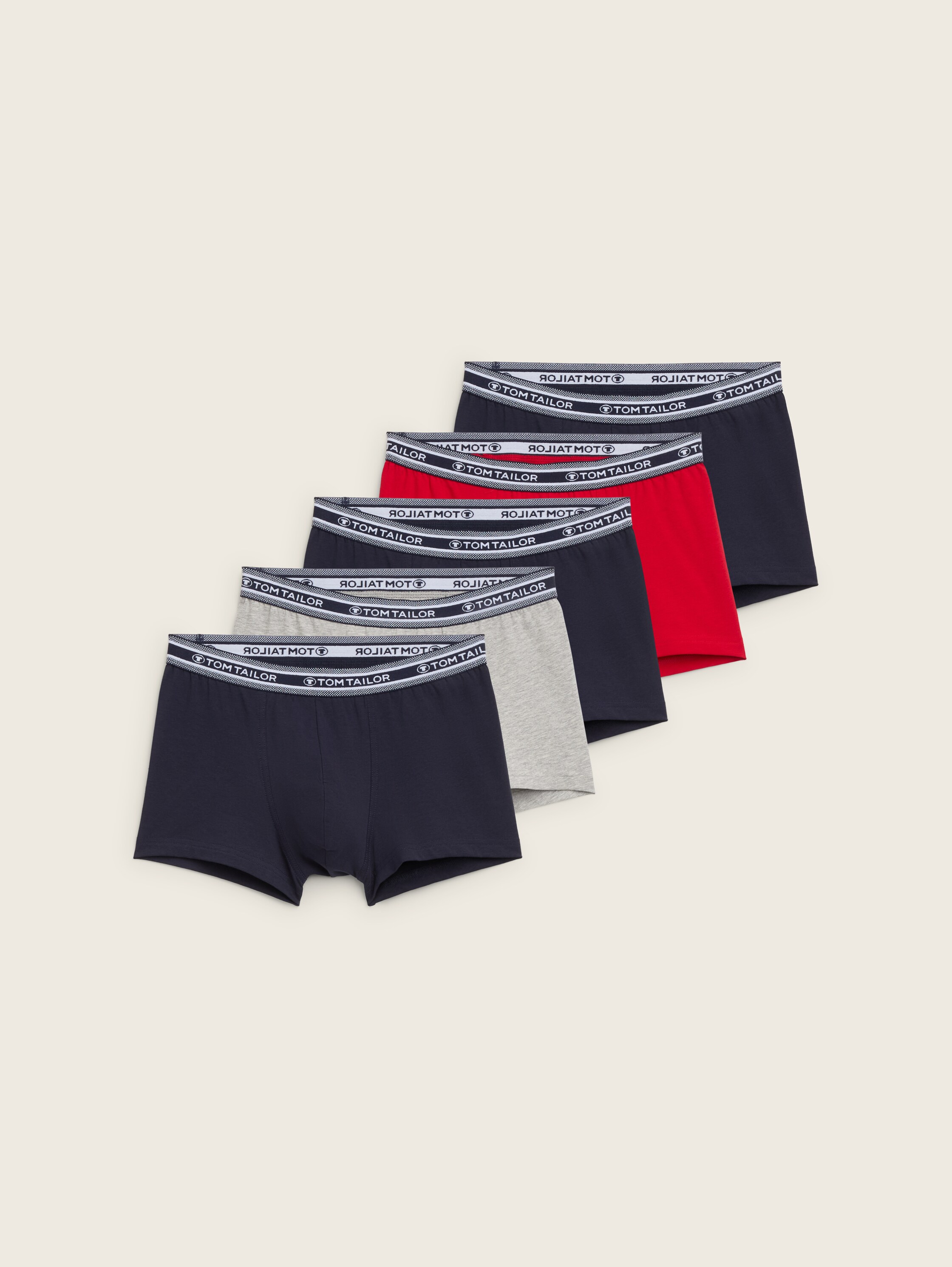 Kurze Boxershorts im 5er-Pack - redmediummulti - 