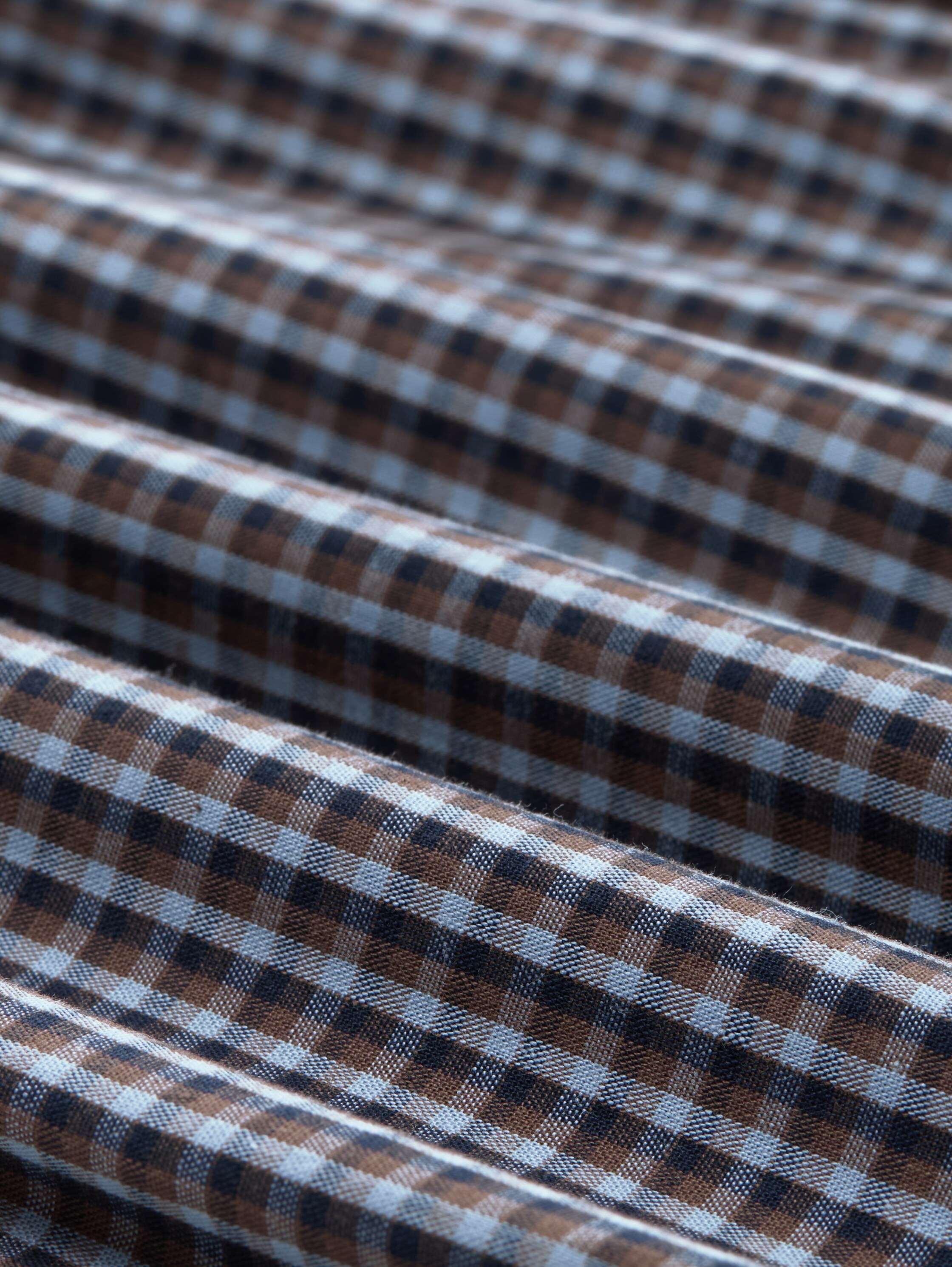 Mittellange Boxershorts aus Baumwolle im 2er-Pack - bluemediumcheck - 