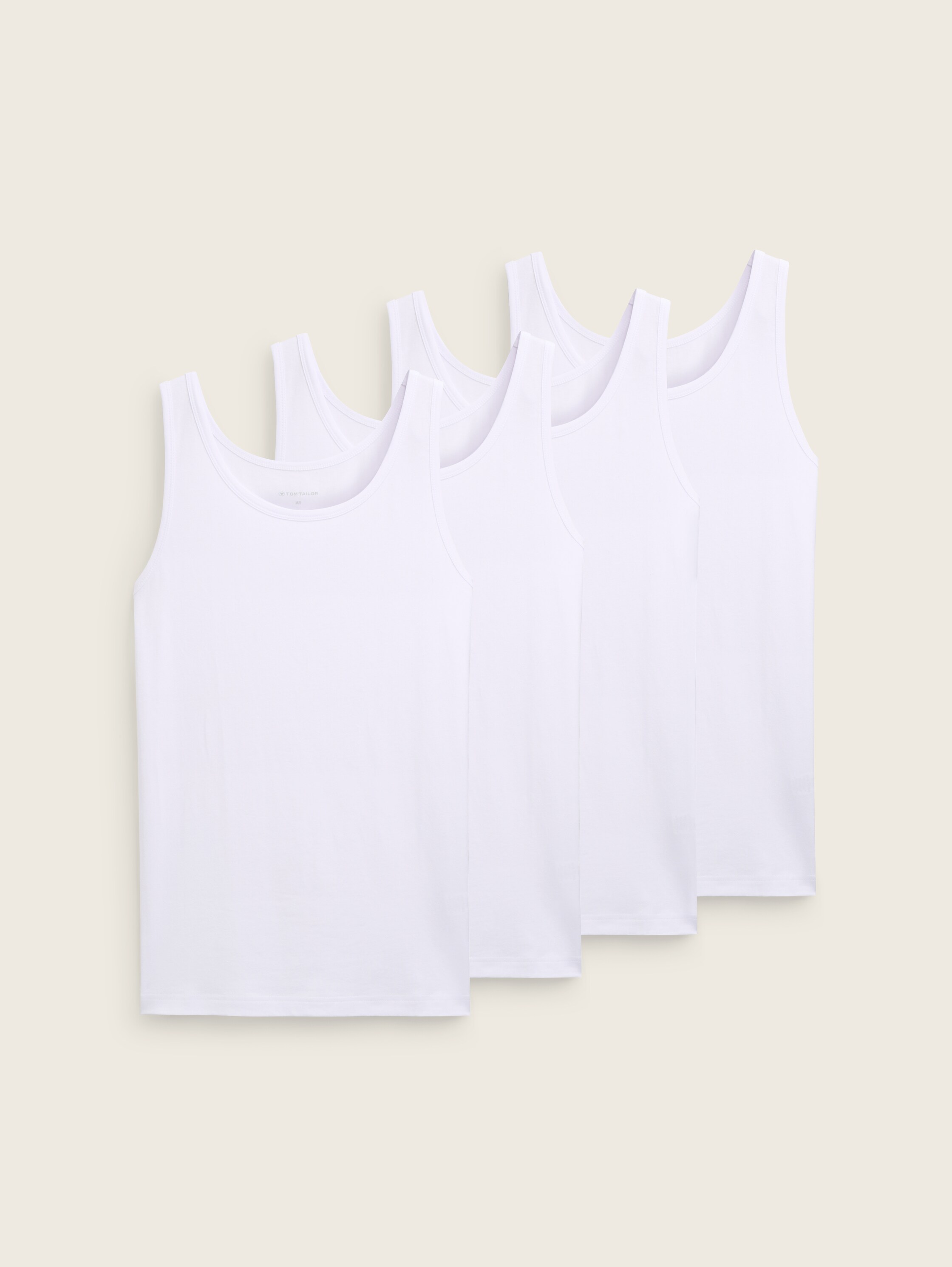 Tanktops im 4er-Pack - whitelightsolid - 