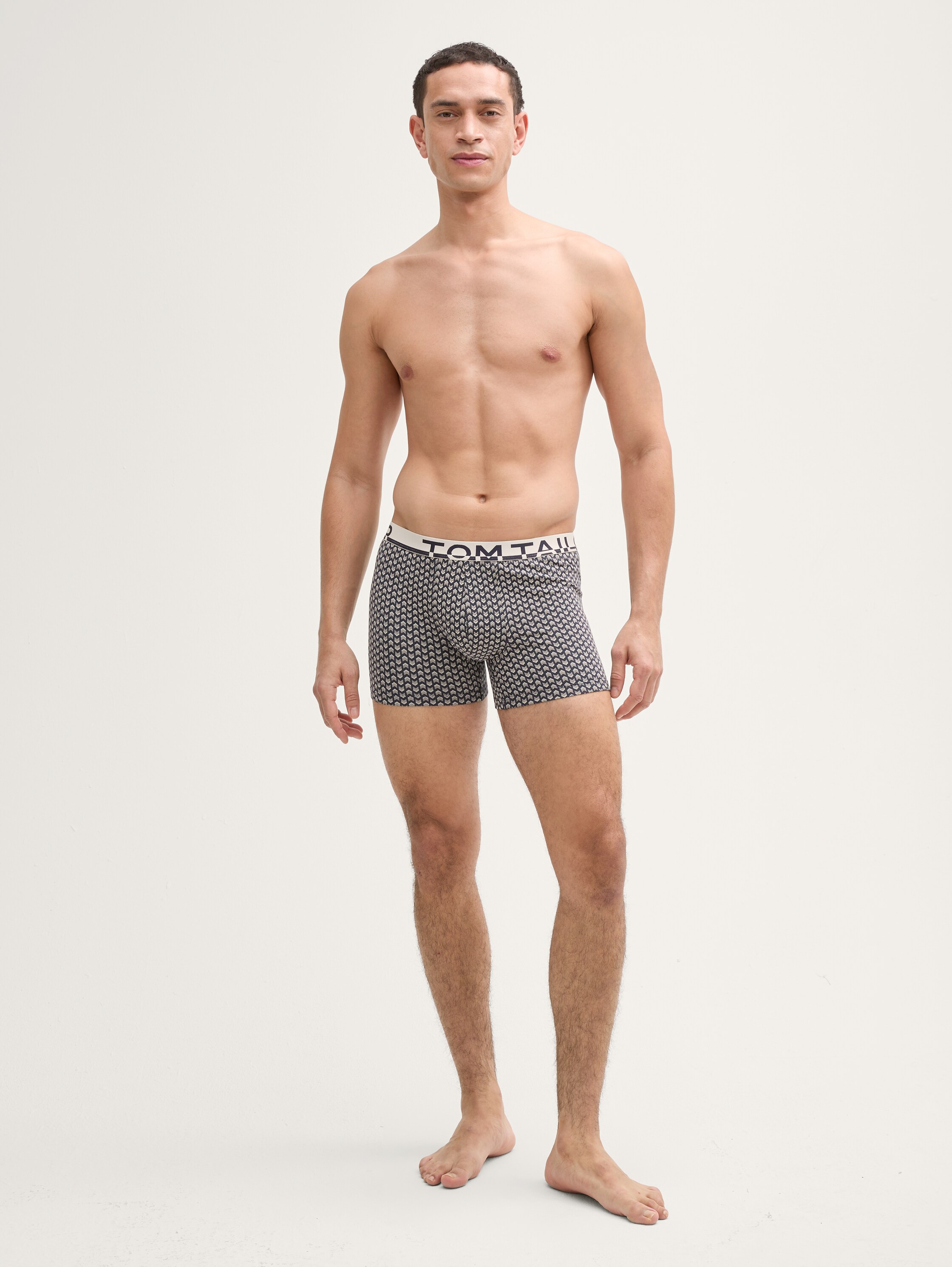 Mittellange Boxershorts im 2er-Pack - bluedarkallover - 