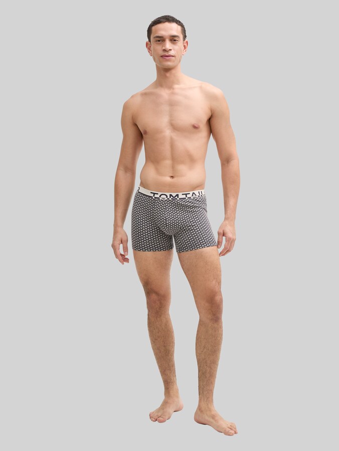 Mittellange Boxershorts im 2er-Pack von Men, blue-dark-allover