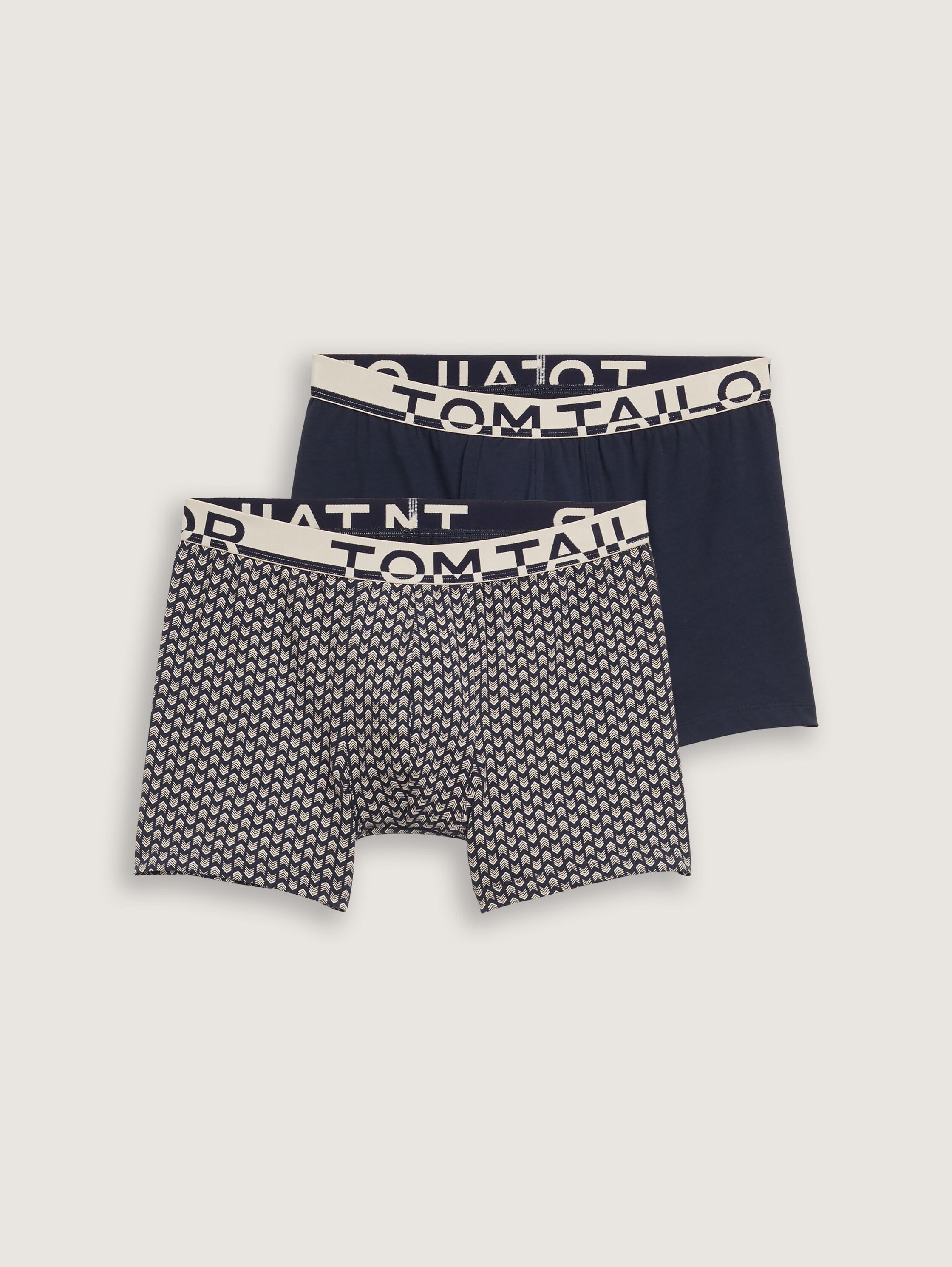 Mittellange Boxershorts im 2er-Pack - bluedarkallover - 