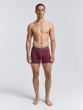Boxers courts en pack de 2 - red stripes - Vue de face du modèle