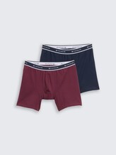 Boxers courts en pack de 2 - red stripes - Vue de face du produit