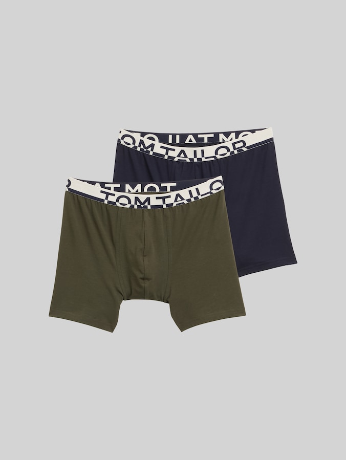 Kurze Boxershorts im 2er-Pack von Men, green-medium-multi
