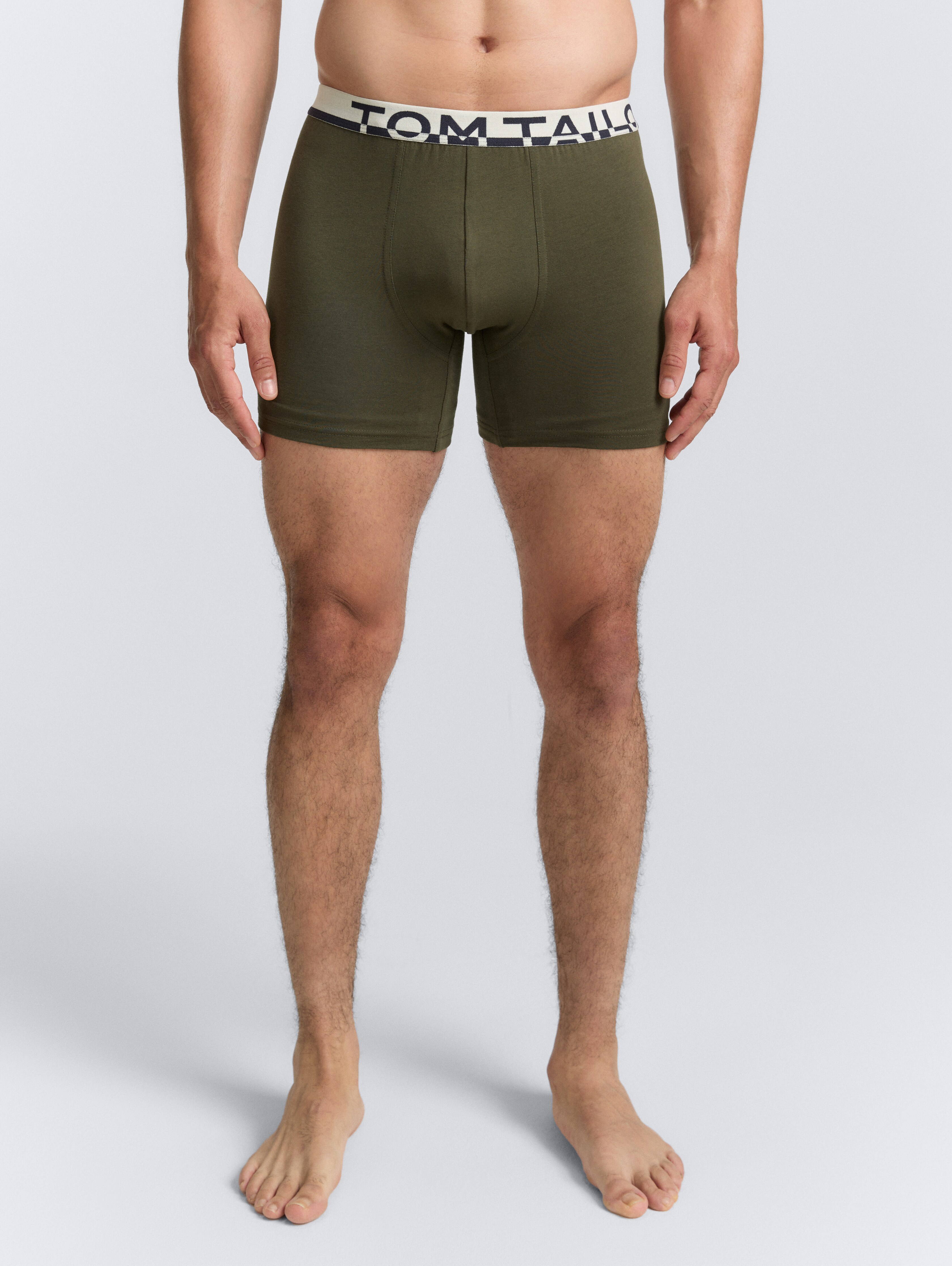 Korte boxershorts in een 2-pack door Men, green-medium-multi