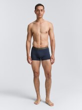 Kurze Boxershorts im 3er-Pack - green-medium-solid - Model-Vorderansicht