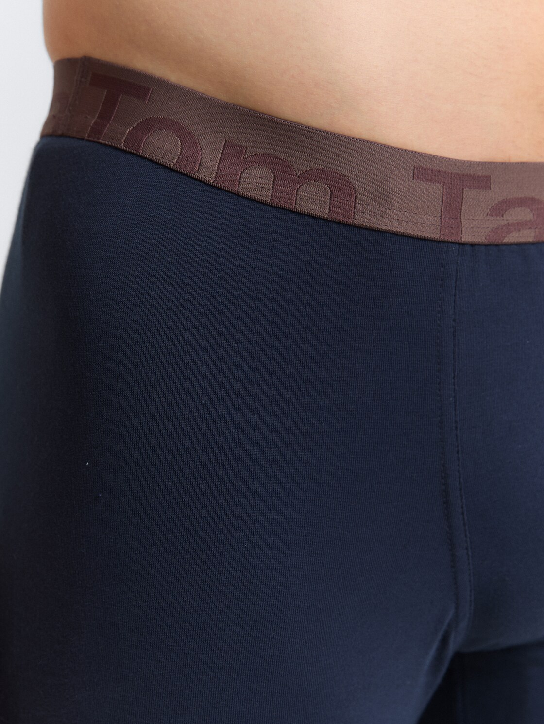 Lange Unterhose - blue-dark-solid - Detail-Model-Ansicht