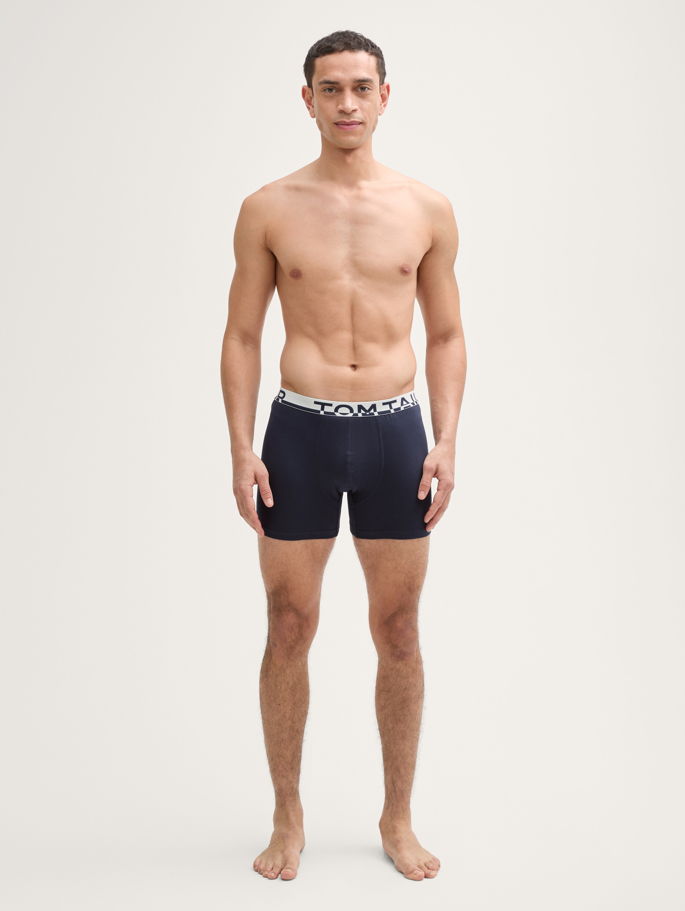 Mittellange Boxershorts im 4er-Pack - rotdunkelmulticolor2 - 