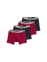 Selected, Medium-length boxer shorts in a 4-pack by Tom Tailor, red