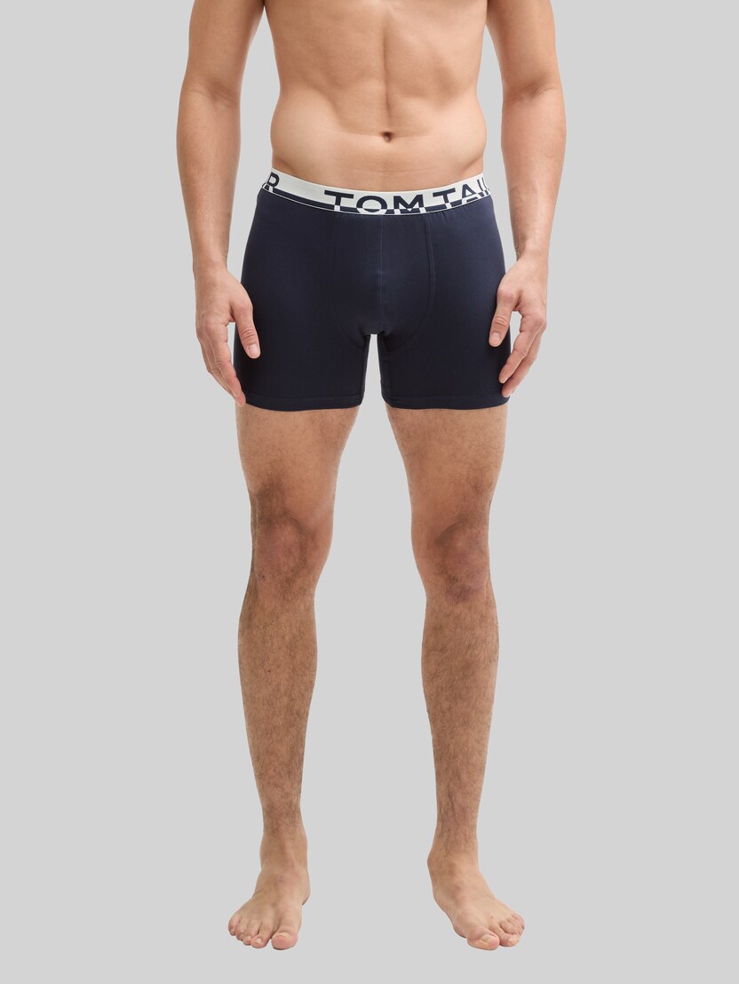 Mittellange Boxershorts im 4er-Pack von Men, rot-dunkel-multicolor2