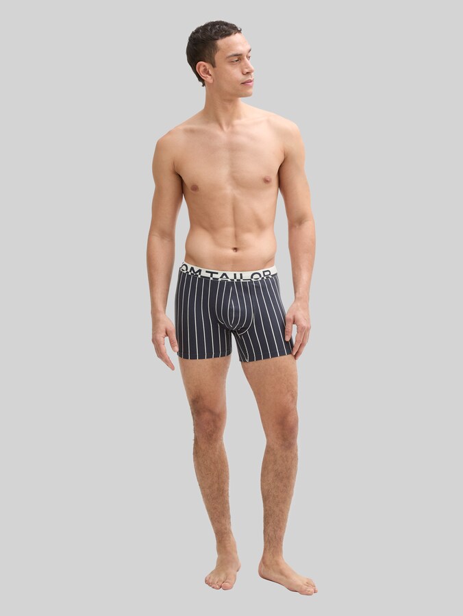 Halflange boxershorts in een 4-pack door Men, blue-medium-multicolor