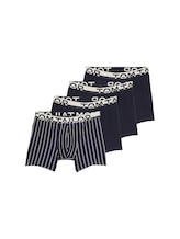 Selected, Medium-length boxer shorts in a 4-pack by Tom Tailor, blue