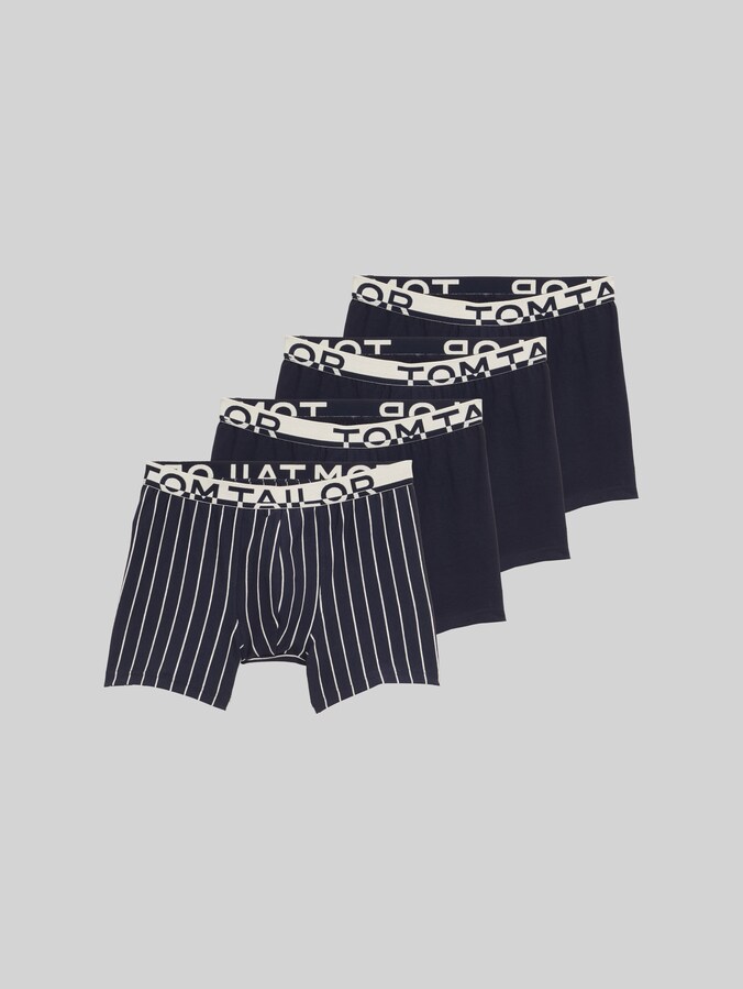 Boxers mi-longs en pack de 4 par Men, blue-medium-multicolor