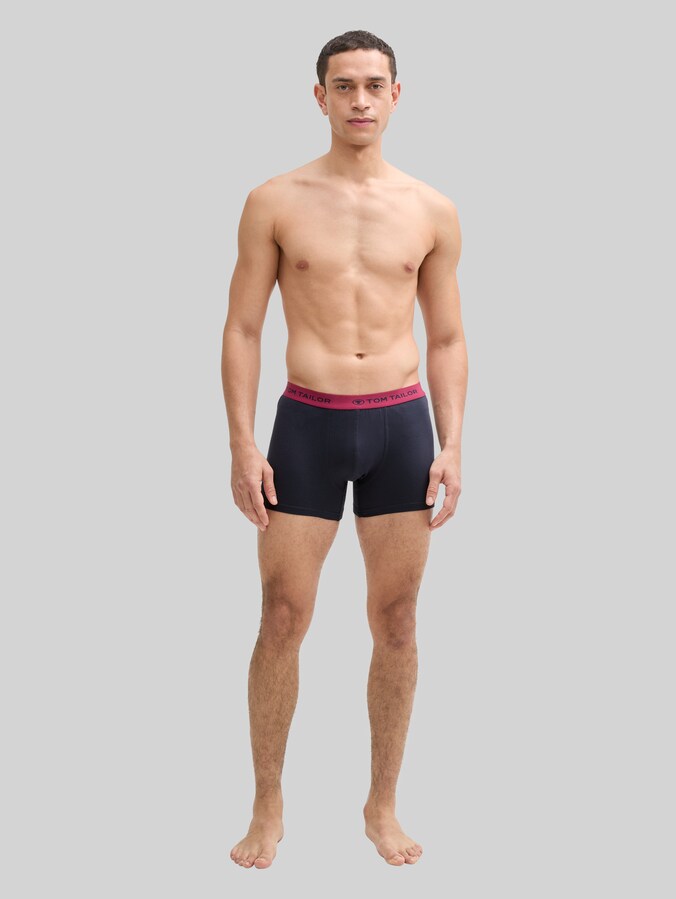 Kurze Boxershorts im 6er-Pack von Men, rot-dunkel-multicolor1