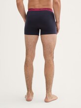 Boxer court en pack de 6 - rot-dunkel-multicolor1 - Découpe Vue arrière du modèle